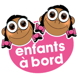 enfants à bord 2 filles