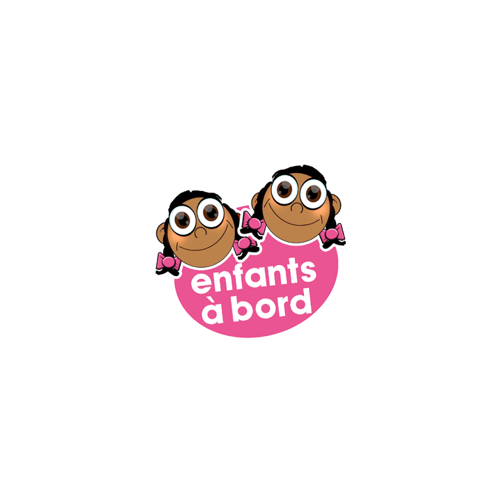 enfants à bord 2 filles