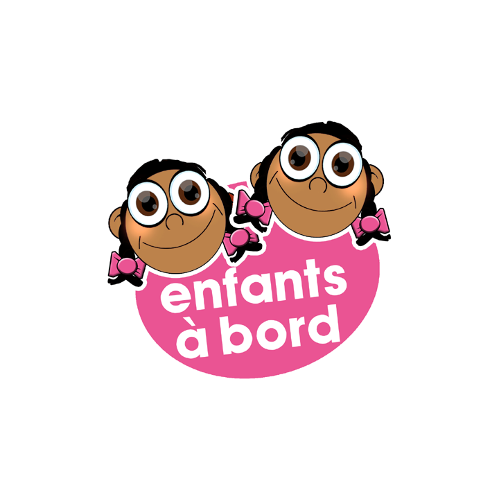 enfants à bord 2 filles