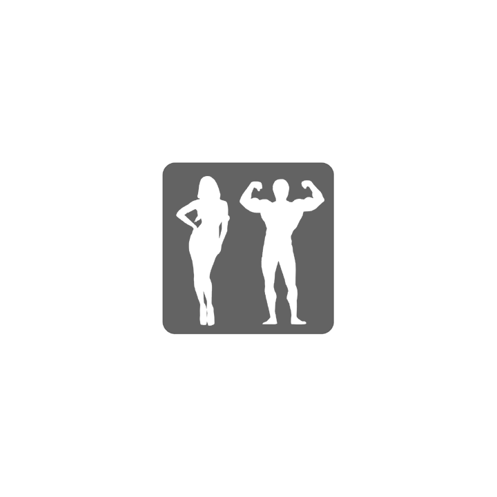 WC, toilette humour caricature (10x10cm) - sticker/autocollant