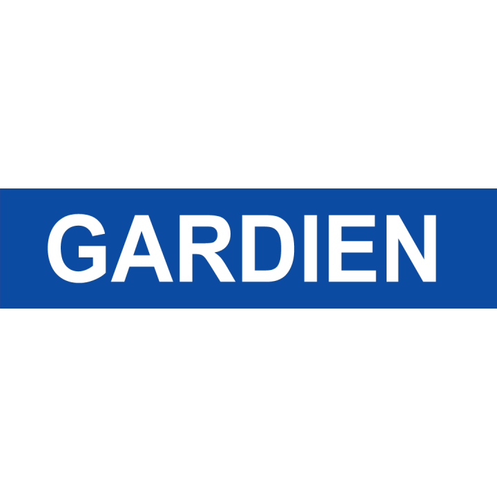 autocollant gardien bleu