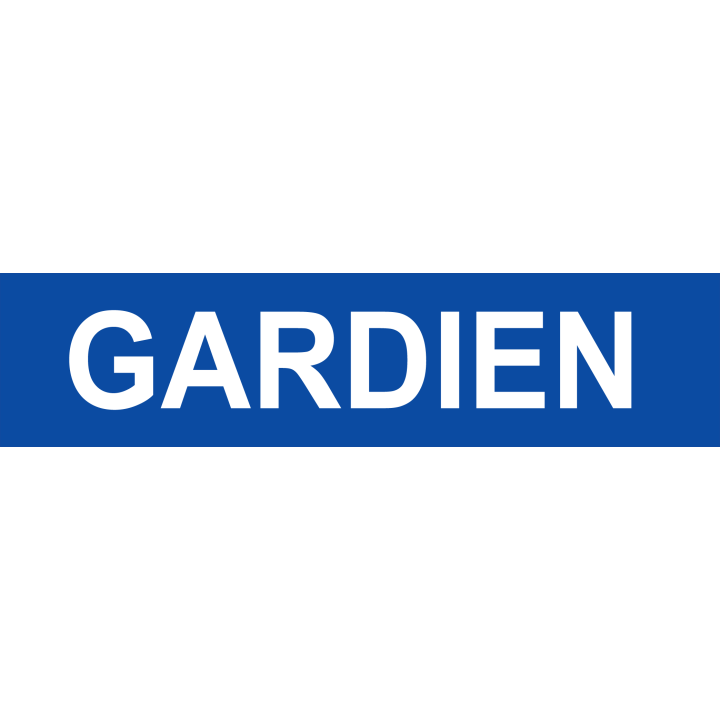 autocollant gardien bleu