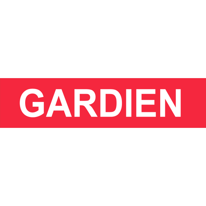 autocollant gardien rouge