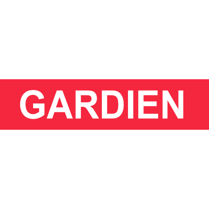 autocollant gardien rouge