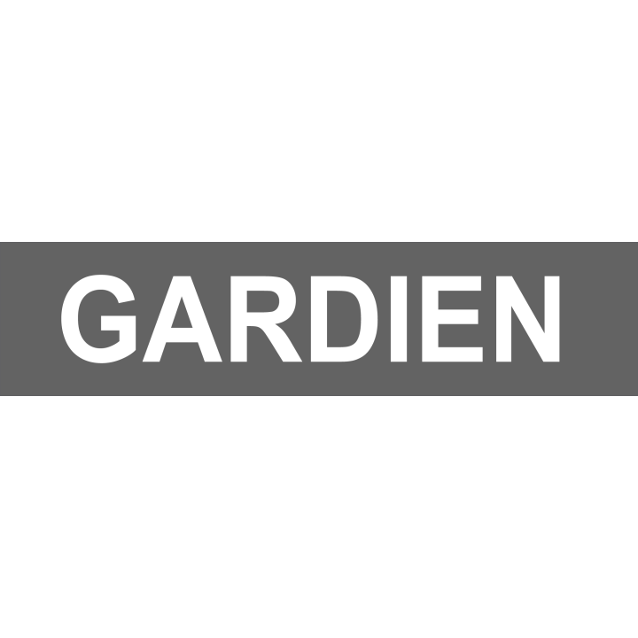 autocollant gardien gris
