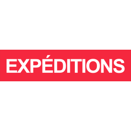 autocollant expeditions rouge