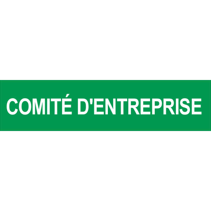autocollant comite d'entreprise vert
