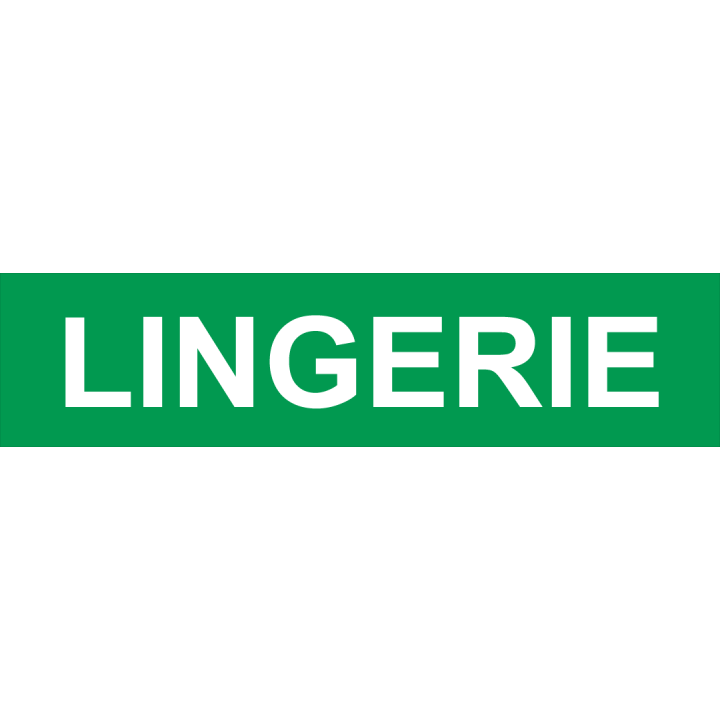 autocollant LINGERIE VERT