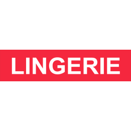 autocollant LINGERIE ROUGE