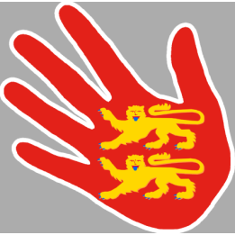 autocollant main Normande