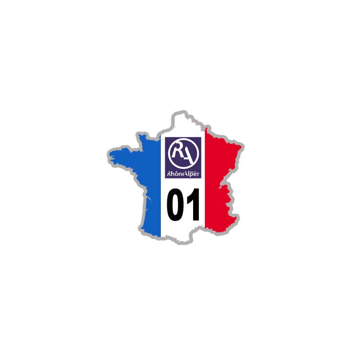autocollant FRANCE 01