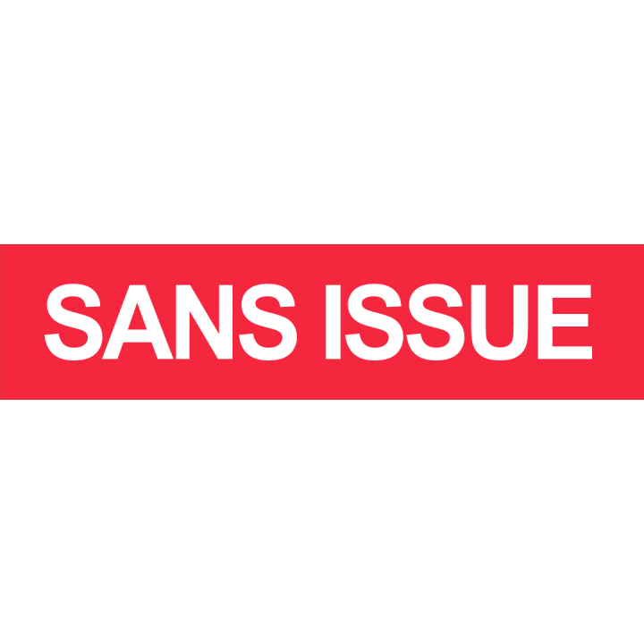 autocollant SANS ISSUE  rouge