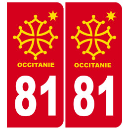 sticker immatriculation 81
