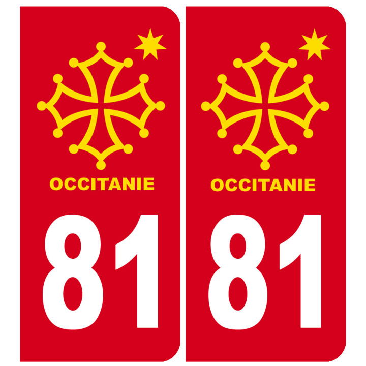 sticker immatriculation 81