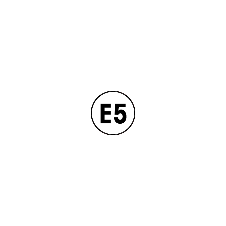 autocollant E5
