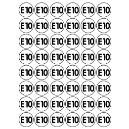 autocollants série E10