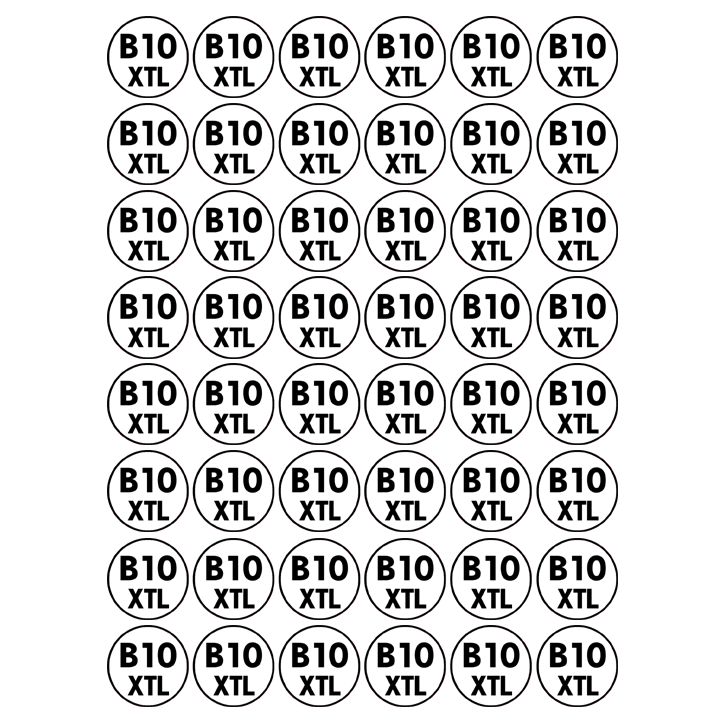 autocollants série B10 - XTL