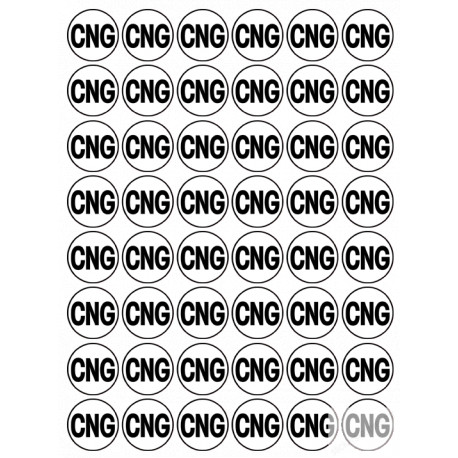 autocollants série CNG
