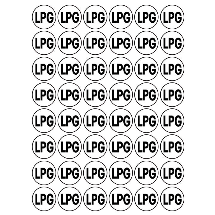 autocollants série LPG