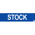 Autocollant STOCK bleu