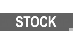 Autocollant STOCK gris
