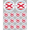 autocollants planche série Produits de Bourgogne