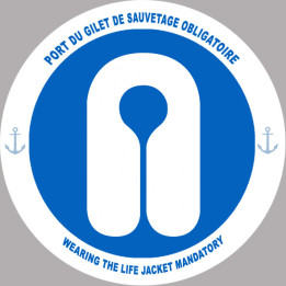 PORT DU GILET DE SAUVETAGE OBLIGATOIRE