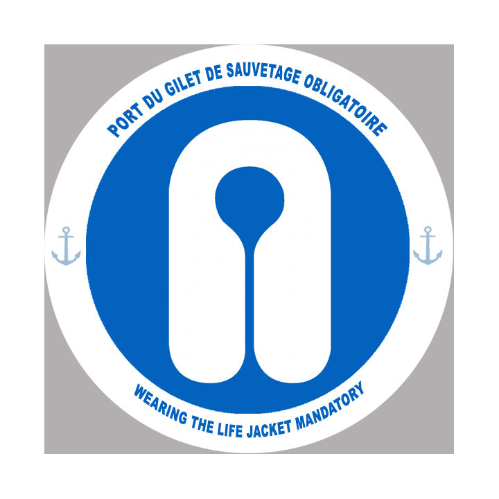 PORT DU GILET DE SAUVETAGE OBLIGATOIRE