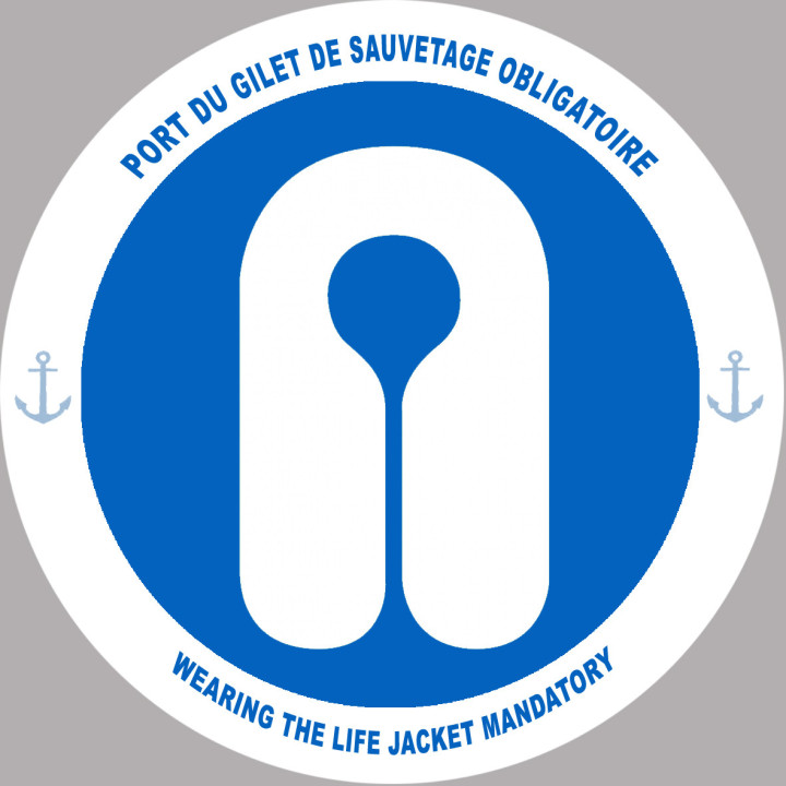 PORT DU GILET DE SAUVETAGE OBLIGATOIRE