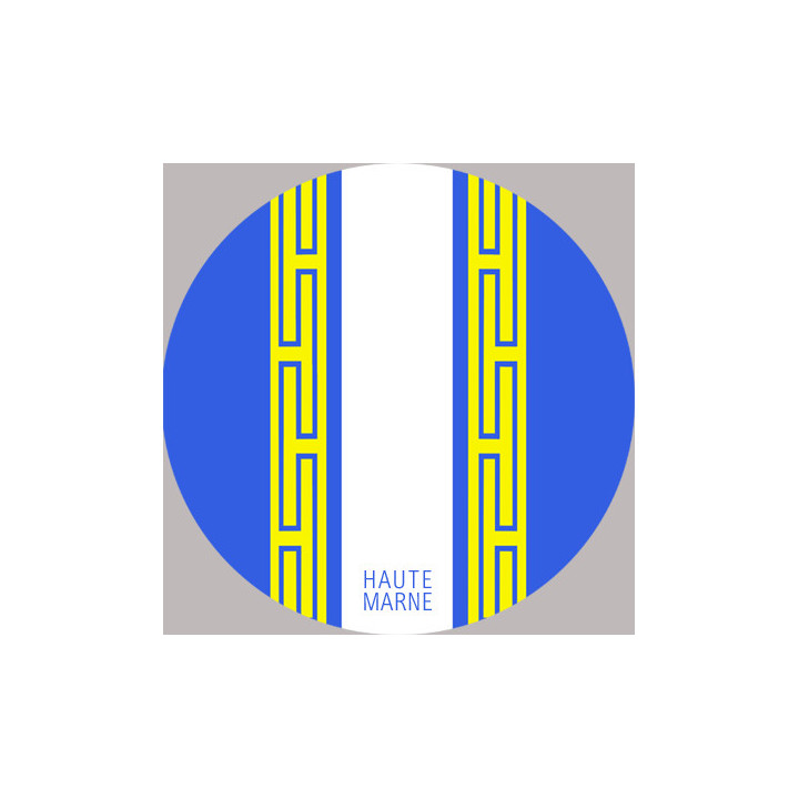 stickers autocollants departement blason de la Haute Marne