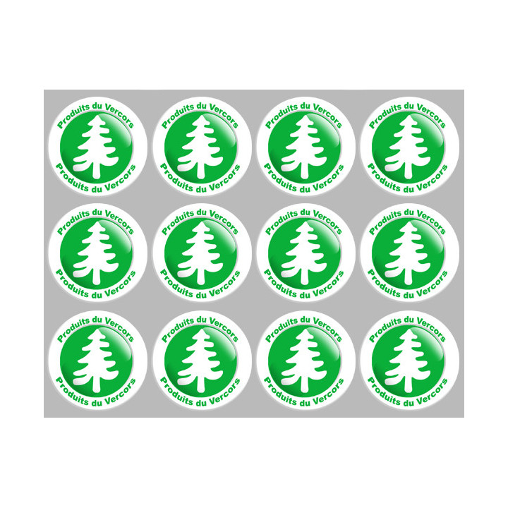 Stickers autocollants série Produits du Vercors