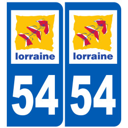 numero immatriculation 54 (region)