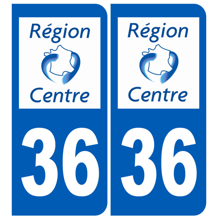 numero immatriculation 36 (region)