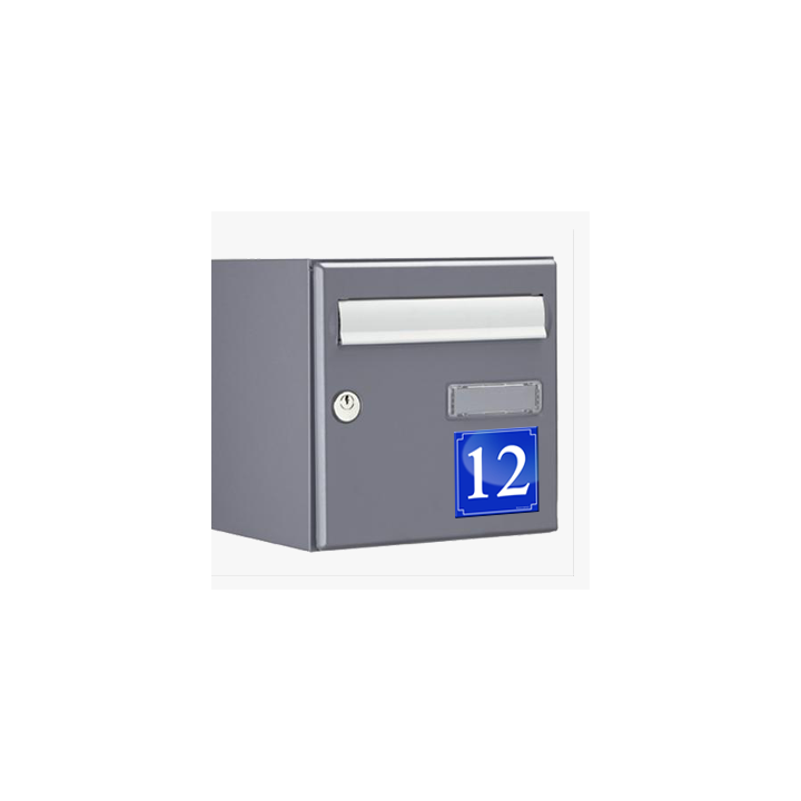 stickers / autocollant  numéro de boite à lettre 99