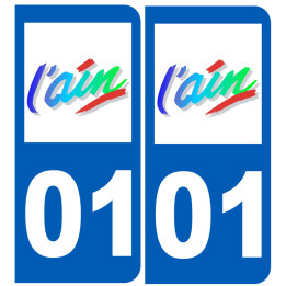numero immatriculation 01 (l'Ain)