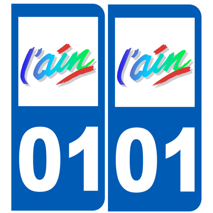 numero immatriculation 01 (l'Ain)