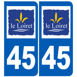 numero immatriculation 45 (Loiret)