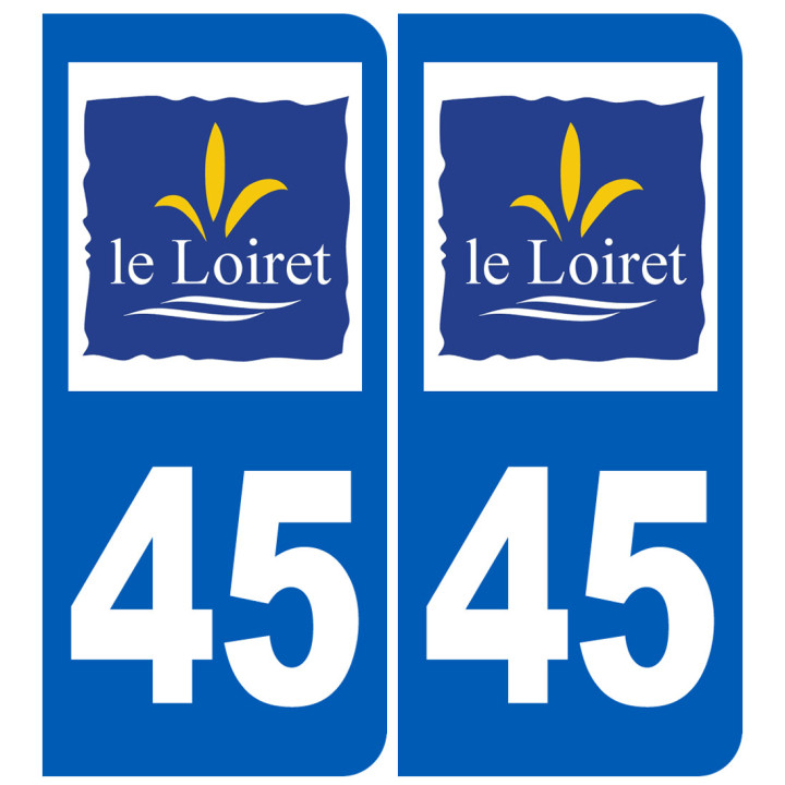numero immatriculation 45 (Loiret)