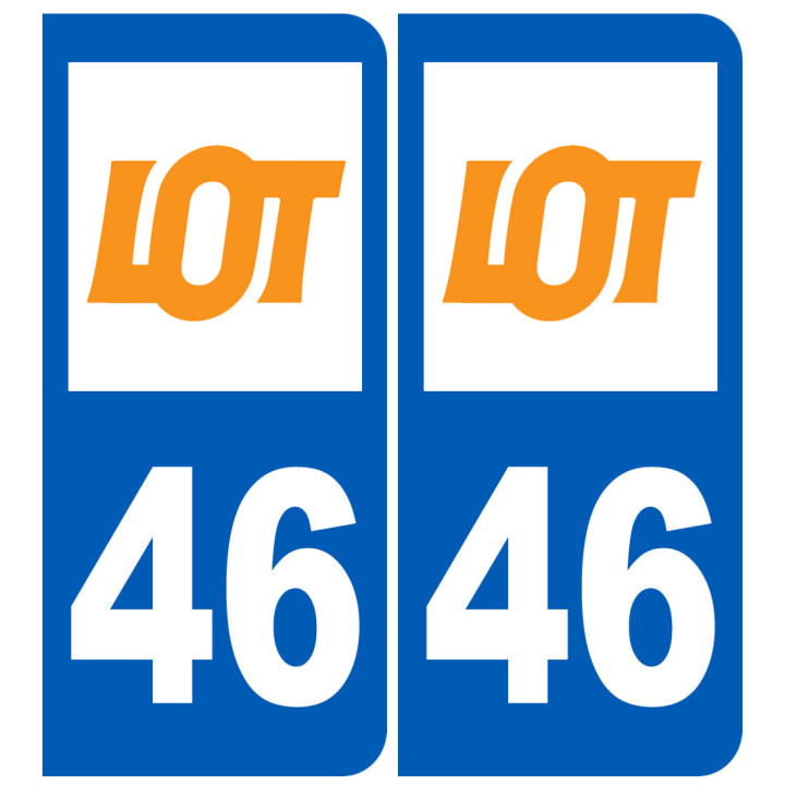 numero immatriculation 46 (Lot)