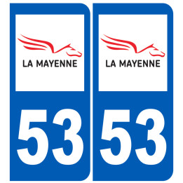 numero immatriculation 53 (Mayenne)