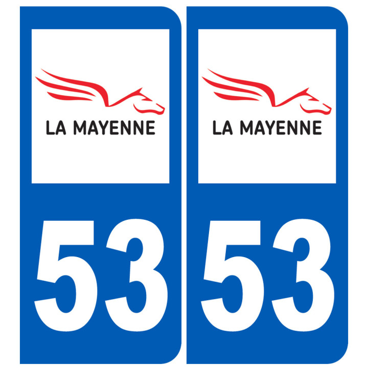numero immatriculation 53 (Mayenne)