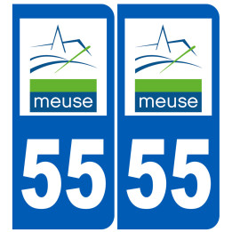 numero immatriculation 55 (Meuse)