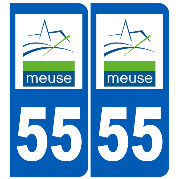 numero immatriculation 55 (Meuse)