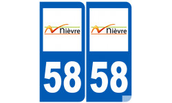 numero immatriculation 58 (Nièvre)