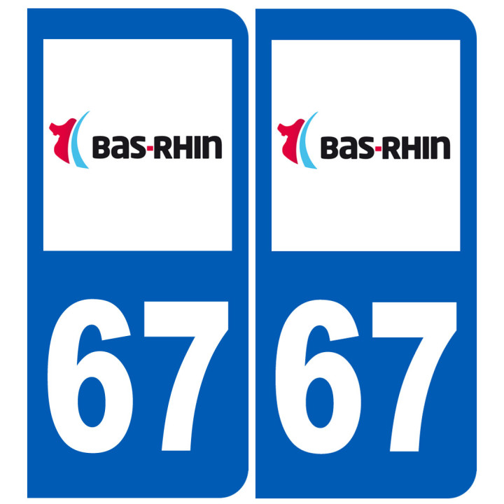 numero immatriculation 67 (Bas-Rhin)