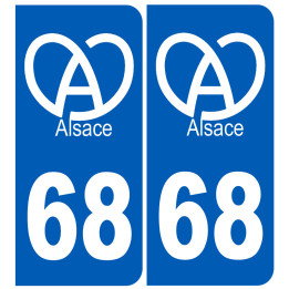 numero immatriculation 68 (Haut-Rhin) Alsace