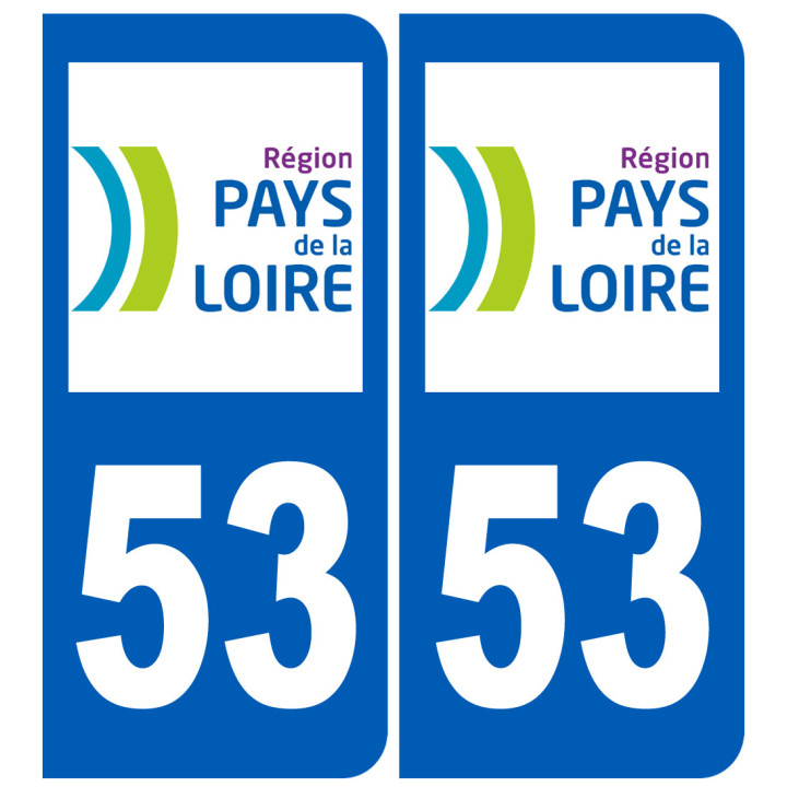 numero immatriculation 53 (region)