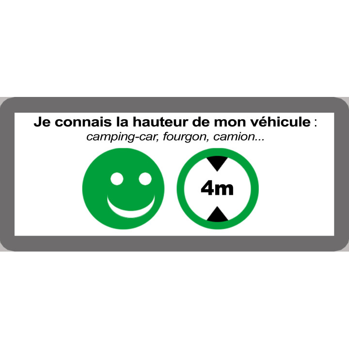 hauteur de passage de véhicule 4m oui