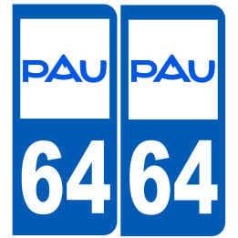 immatriculation 64 Pau