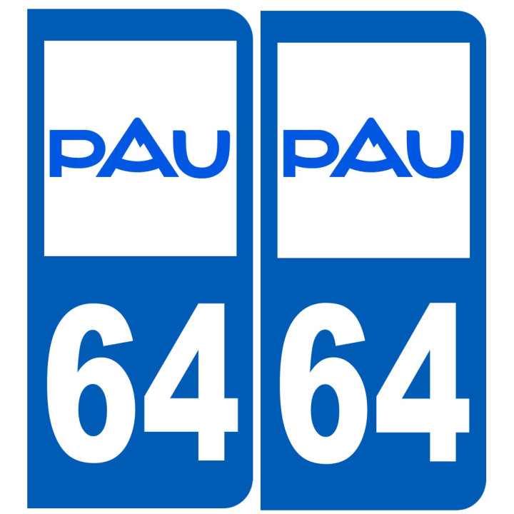 immatriculation 64 Pau